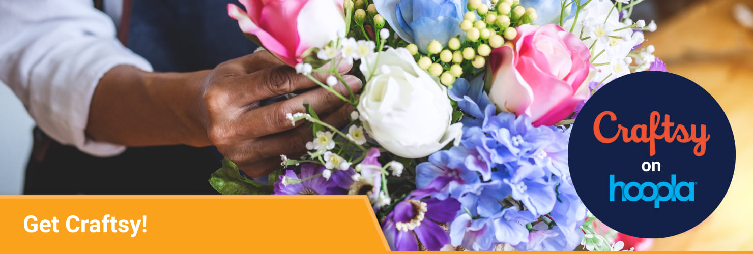 Learn to crafty with Craftsy on the Hoopla app